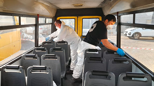 Bonifica azienda di trasporto a Lodi